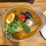 Nen rin - 豚角煮と野菜のスープカレー
