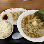 ゆにろーず - 東京ラーメン+ライス　　750円