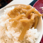 Katsuya - ご飯に割干大根漬けが合います