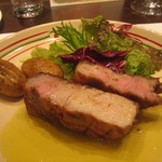 沖縄豚ロースの炭火焼