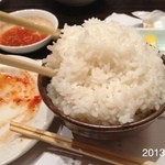 町屋やきにく密陽家 - 2013.8.22(木)20時 29の会 (^_^)v
      いっつも美味しいです。白ご飯は改善の余地あり