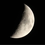 Purovansu - 屋上テラスから天体望遠鏡でSDカードで撮影データをその場で貰いました！月面。素敵！