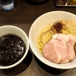 麺屋りゅう - イカスミつけめん（大）