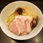 麺屋りゅう - イカスミつけめん（大）の麺