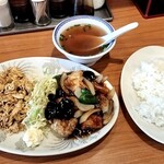 中国料理幸来 - スブタ定食￥850