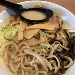 ラーメン酒場 天狗 - 太麺チョイス