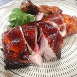 鶏もも肉一本焼きガーリックパウダー