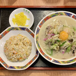 中央軒 - ちゃんチャン定食（小焼きめし） ¥1,450