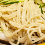 桂屋 - 期間限定 冷やし中華 麺をへぎそばにチェンジ