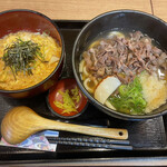 手打うどん けんどん屋 - 大ぶりセット　トッピング　牛肉（味付け）