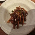 銀座 いっぱし - カボチャとかのキンピラはお酒によく合います