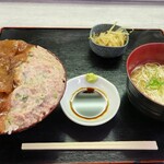 大久寿司 - まぐろ・ネギトロ丼定食(大盛)