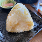 信州蕎麦の草笛 - まかないおにぎり