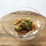 MAISON LAFITE - 菊芋、ごぼう、自家製パンチェッタ、うずらの温泉卵