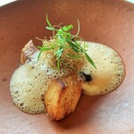 MAISON LAFITE - マナガツオのムニエル、脇山のお米、甲殻類のソース