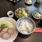 Tawaraya - 焼豚定食1050円