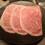 焼肉うしごろ - 茨城県産の大判サーロイン・その２です。