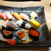 おたる政寿司 銀座 - ランチコース小樽  鮨と止椀