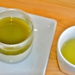 池川茶園 - かぶせ茶プリンと冷茶のセット