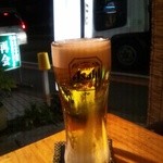 鳥料理の店ぽんた - 生ビール