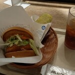 モスバーガー - エビマヨソースの海老カツバーガー いまトクセット870円