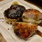 すし酒場 魚あるき - 「しいたけ「しいたけ肉詰め焼（税込￥480）」肉詰め焼（税込￥480）×2」