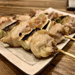 すし酒場 魚あるき - 「ねぎま塩（税込￥280）×3」