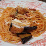 セラン - 2009/08 夏なすとパンチェッタのトマトスパゲッティ　チーズソース