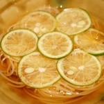 さ行 - すだち素麺。夏っぽいわ〜♪