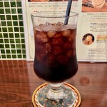 洋食屋 花きゃべつ - ドリンクセットなら２８０円のアイスコーヒー