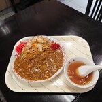 味楽 - カレー焼きそば、？？？円。 (※ 2024.7 現在 1,200円)