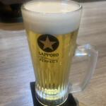 Ootsuka Baru Rokaru - 生ビール。【パーフェクト黒ラベル】