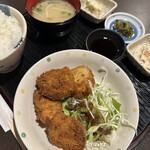 Ishokuya Marumi - まきまきチキンカツ定食　800円