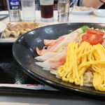 餃子の王将 - 餃子の王将冷し中華＆餃子６ヶ＆ライス中