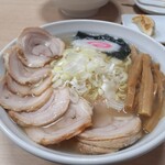 カドッコラーメン - カドッコラーメン、チャーシュー増量、麺大盛り1200円