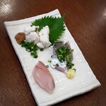 食事処 ときわ - 自分で作る刺盛り（値段不明）