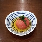 Shokujidokoro Tokiwa - 冷やしトマトおでん(320円）見た目はいいのですが…