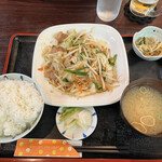 キッチン ハラキチ - ランチCスタミナ野菜炒め定食