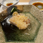 鮨 やすみつ - 甘鯛の松笠焼き