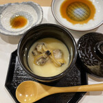 鮨 やすみつ - あさりの茶碗蒸し