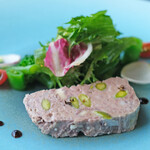 スカイツリービューレストラン 簾 - ランチコース 6600円 の鴨肉のパテ