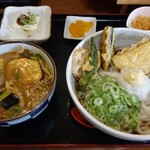 Jikaseimenudombiyori - ミニカレー丼セット