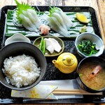 光る海 - 松川刺定食