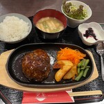 Aisai Resutoran - 和牛100％ハンバーグ定食！