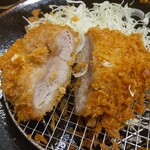 とんかつはまや - 海老ひれ定食