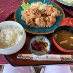 榊原ゴルフ倶楽部 - 唐揚げ定食@1,380