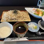 創作ダイニング やわらぎ - とろろそばランチ