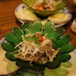 蓮の茎のサラダ