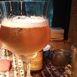 ビール三杯目　どんどん大きくなる！！