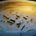 薫風 - 誕生日だったので、、、　シーザーサラダのチーズの中に・・・